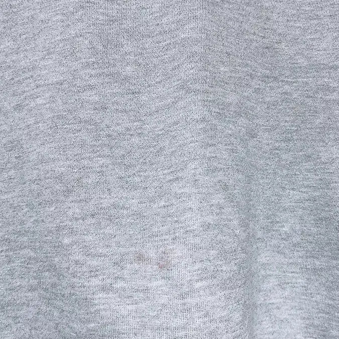 [BUNJANG] Gray Layered Crop Sweatshirt / 랩 스타일 크롭 맨투맨 티