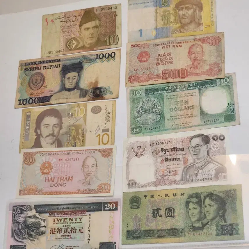 [BUNJANG] Worldwide Banknotes Collection Bundle Set / 세계 여러 나라 지폐 모음 일괄
