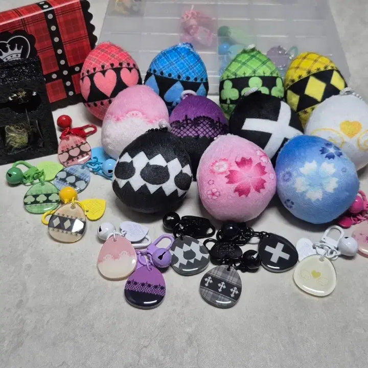 [BUNJANG] Character Doll Guardian Egg Keyring Bundle / 캐릭캐릭체인지 수호알 키링 인형 솜 키링 캐캐체 험프티록 덤프티키