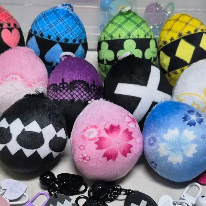 [BUNJANG] Character Doll Guardian Egg Keyring Bundle / 캐릭캐릭체인지 수호알 키링 인형 솜 키링 캐캐체 험프티록 덤프티키