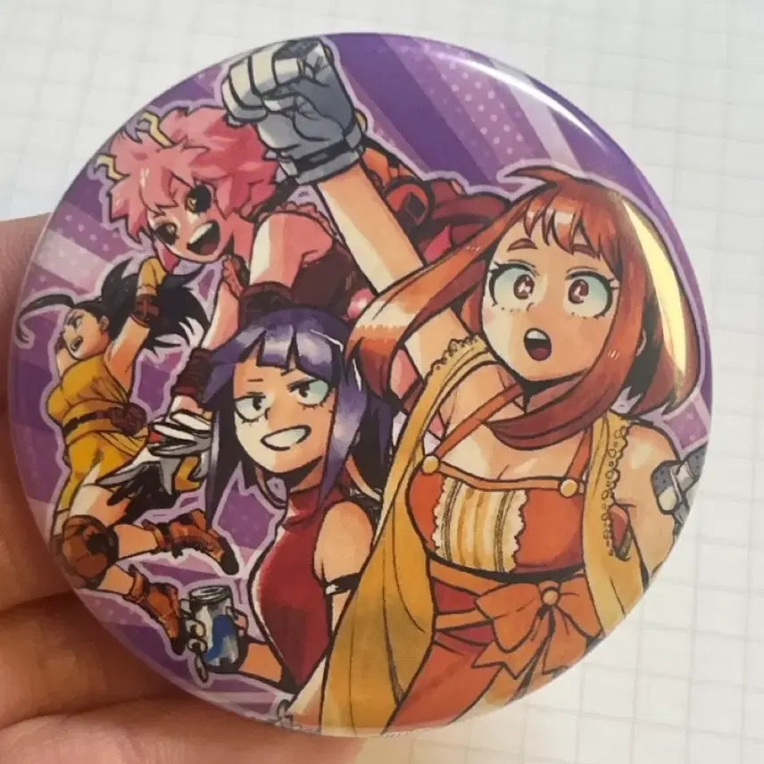 [BUNJANG] My Hero Academia Jump Shop Group Shot Can Badge / 나의히어로아카데미아 점프샵 원화전 단체샷 캔뱃지