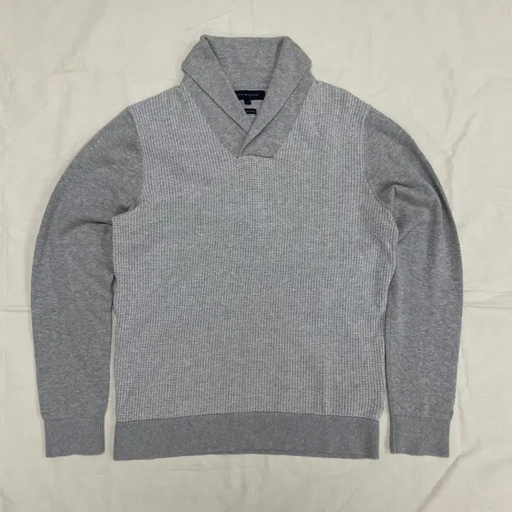 [BUNJANG] Tommy Hilfiger Shawl Collar Knit Sweater Long Sleeve / [L] 타미힐피거 숄 카라 니트 스웨터 긴팔