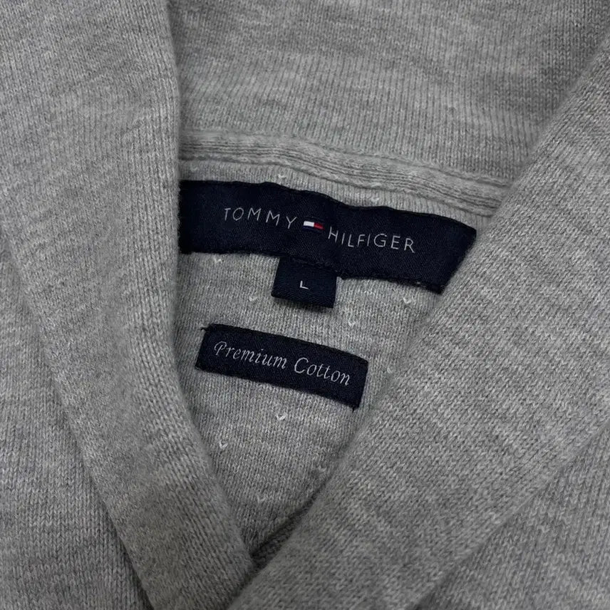 [BUNJANG] Tommy Hilfiger Shawl Collar Knit Sweater Long Sleeve / [L] 타미힐피거 숄 카라 니트 스웨터 긴팔