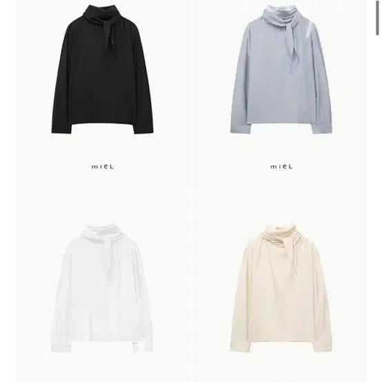 [SOLD OUT] 미엘 콰이트 타이 블라우스