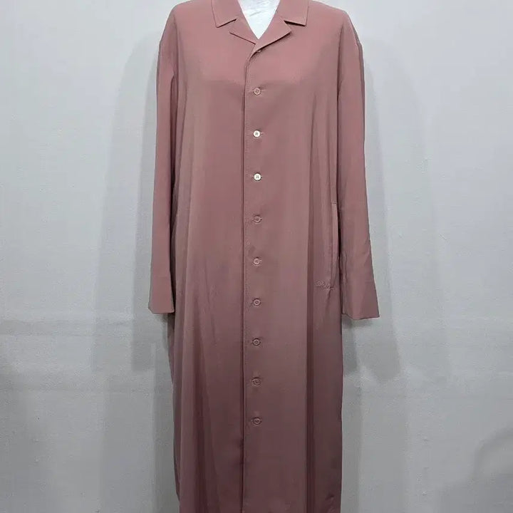 [BUNJANG] Daks Pink Long Shirt Dress / [100~105] 여성 닥스 핑크 롱 셔츠 원피스 23SS