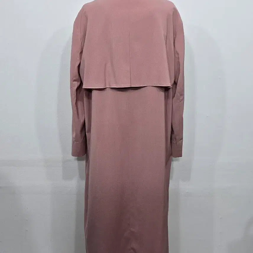 [BUNJANG] Daks Pink Long Shirt Dress / [100~105] 여성 닥스 핑크 롱 셔츠 원피스 23SS