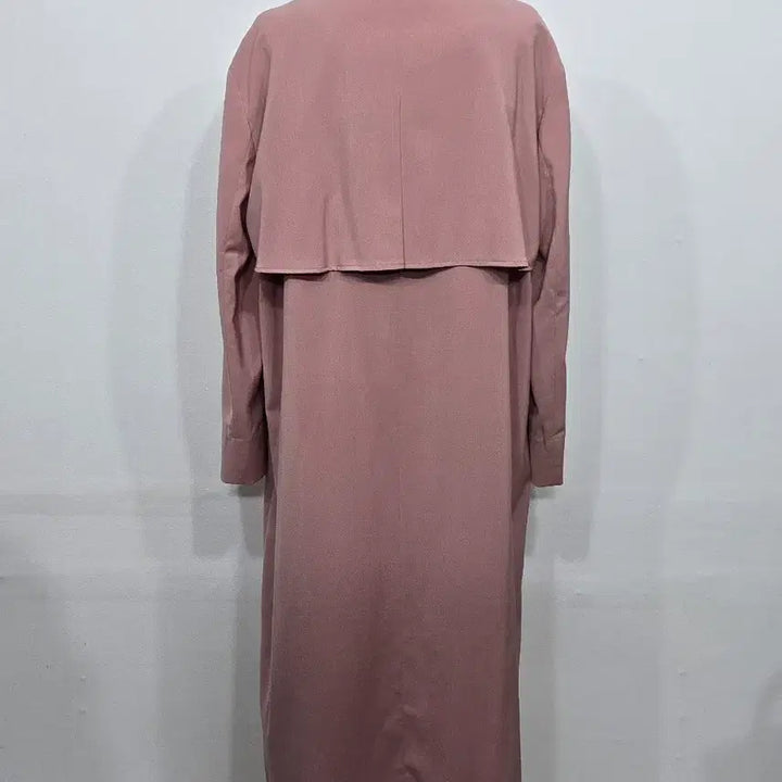 [BUNJANG] Daks Pink Long Shirt Dress / [100~105] 여성 닥스 핑크 롱 셔츠 원피스 23SS
