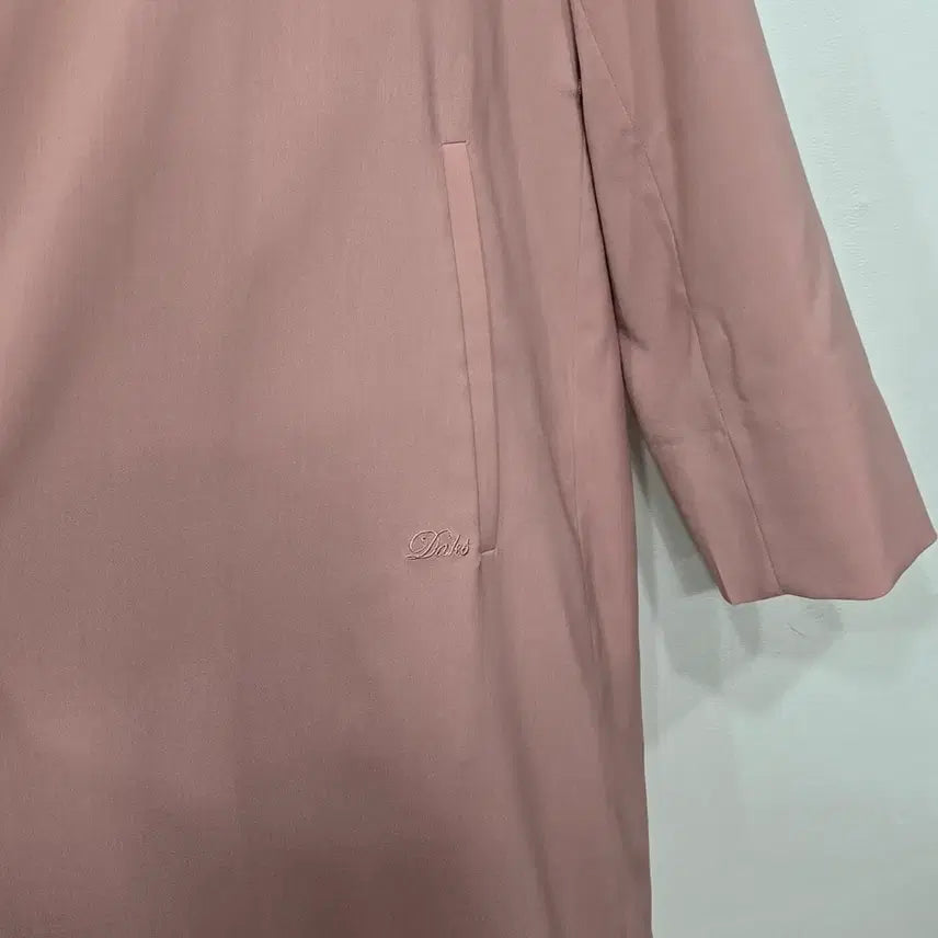 [BUNJANG] Daks Pink Long Shirt Dress / [100~105] 여성 닥스 핑크 롱 셔츠 원피스 23SS