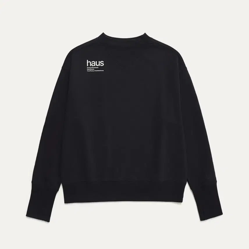 [BUNJANG] House Signature Mock Neck Sweatshirt (L) Navy / 하우스 시그니처 모크넥 맨투맨 (L) 네이비