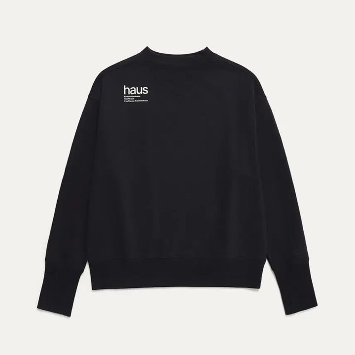 [BUNJANG] House Signature Mock Neck Sweatshirt (L) Navy / 하우스 시그니처 모크넥 맨투맨 (L) 네이비