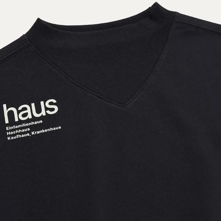 [BUNJANG] House Signature Mock Neck Sweatshirt (L) Navy / 하우스 시그니처 모크넥 맨투맨 (L) 네이비