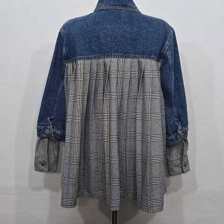 [BUNJANG] Maje Denim Frill Jacket / [95] 여성 마쥬 데님 프릴 청 자켓