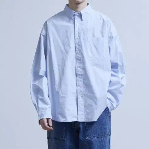 [BUNJANG] Espionage Paper Cotton Shirt / 택포 새상품