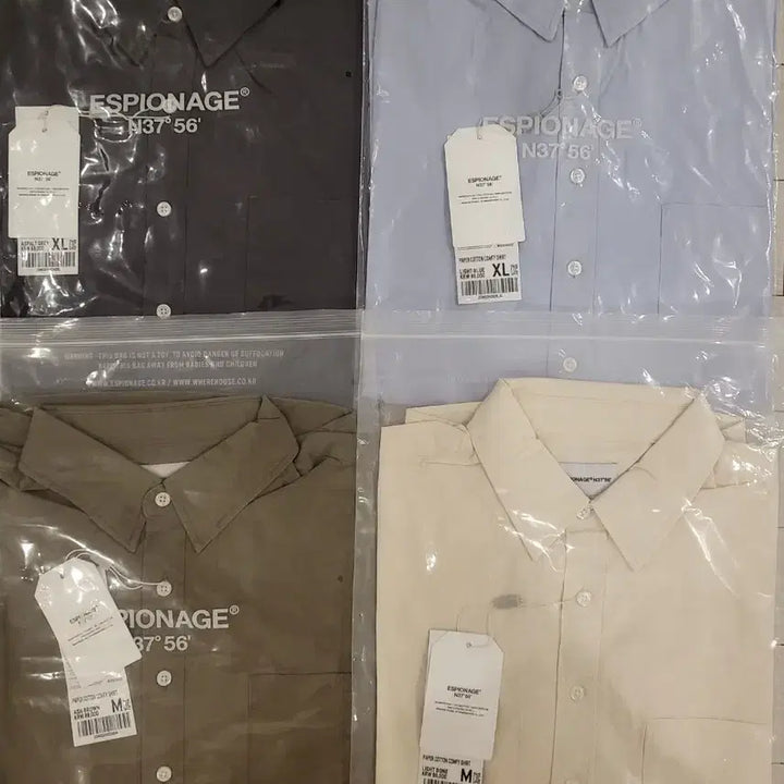 [BUNJANG] Espionage Paper Cotton Shirt / 택포 새상품