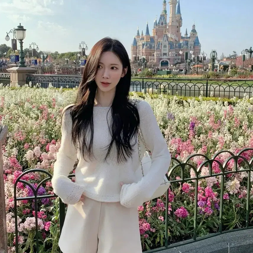 [BUNJANG] Le-yel Off-shoulder Two-way Knit Ivory / 르옐 오프숄더 투웨이 니트 아이보리