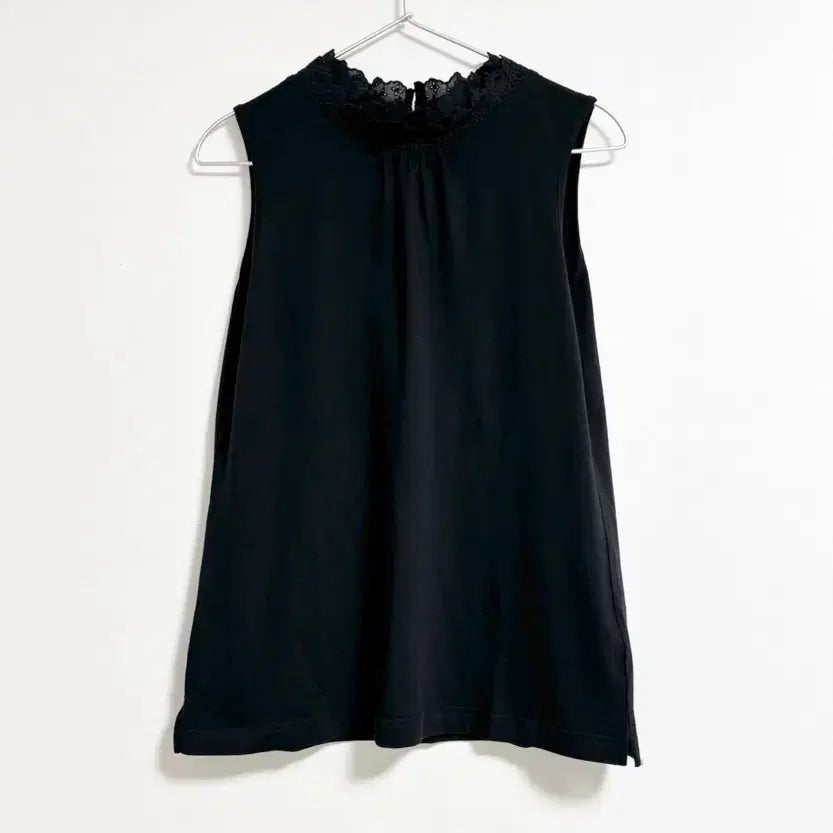 [BUNJANG] Samantha Mos Mos Cotton Lace Sleeveless Top / 코튼 레이스 민소매