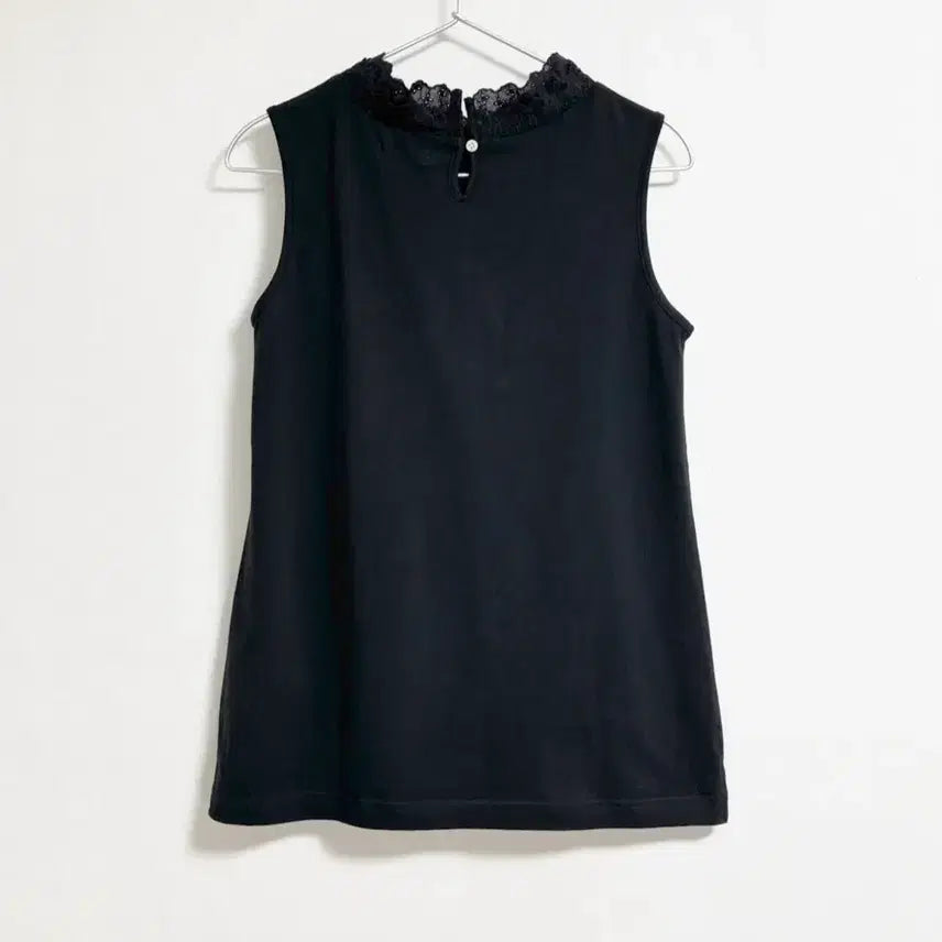 [BUNJANG] Samantha Mos Mos Cotton Lace Sleeveless Top / 코튼 레이스 민소매