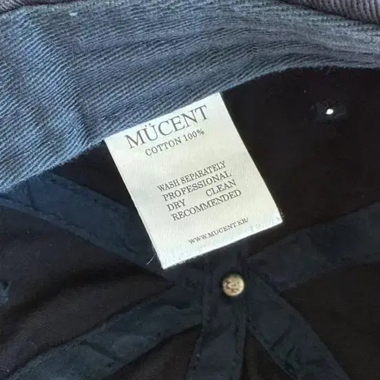 [BUNJANG] Musent Navy Cap / 무센트 네이비 볼캡