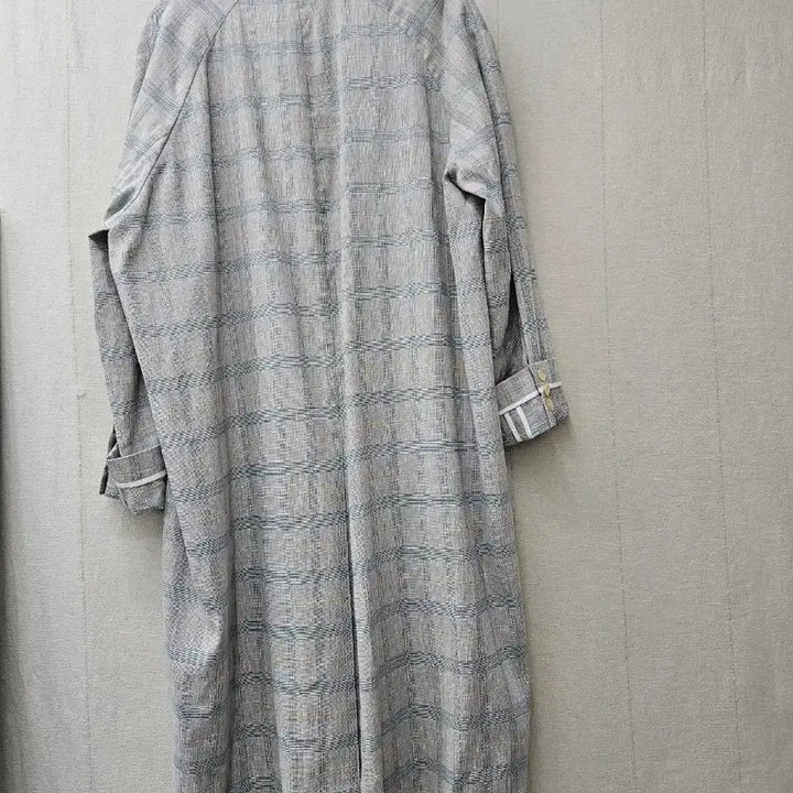[BUNJANG] System Oversized Check Pattern Maron Robe Coat / 한섬 시스템  오버핏 체크패턴 마롱로브코트 ~66