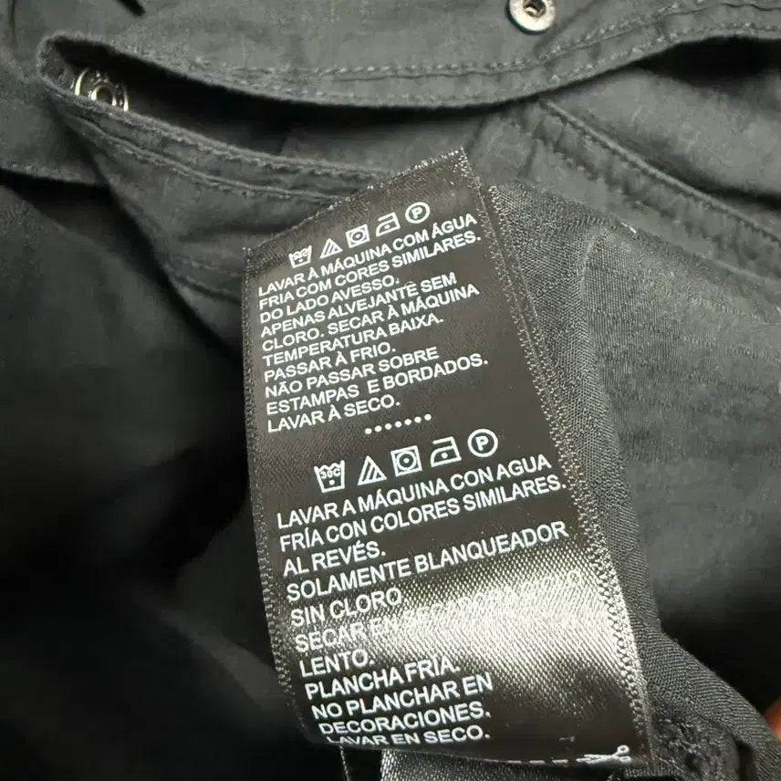 [BUNJANG] Harley-Davidson Embroidered Ripstop Short Sleeve Work Shirt / 할리데이비슨 정품 립스탑 자수 반팔 워크 셔츠