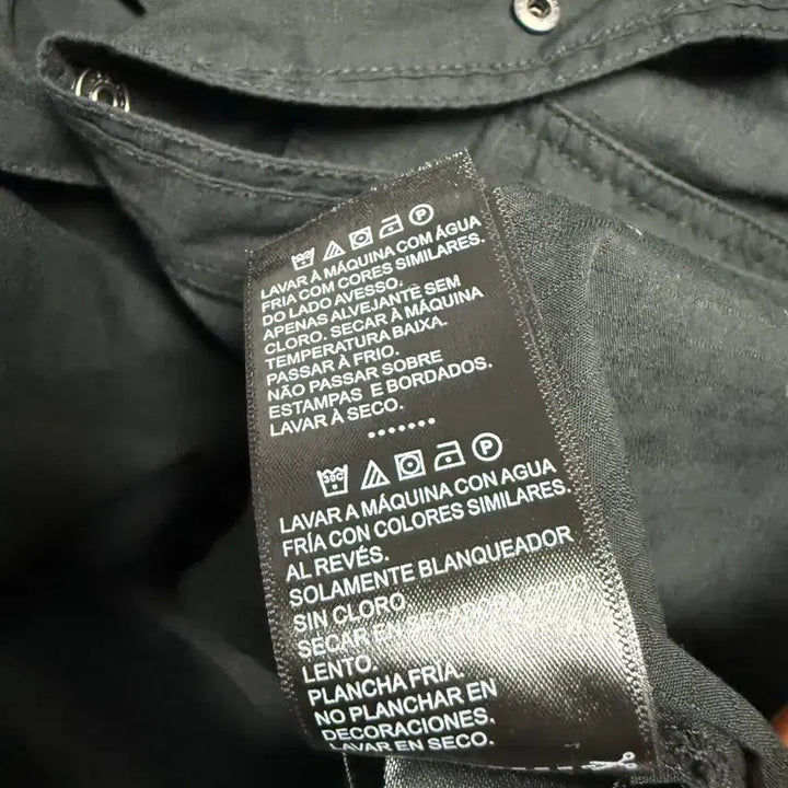 [BUNJANG] Harley-Davidson Embroidered Ripstop Short Sleeve Work Shirt / 할리데이비슨 정품 립스탑 자수 반팔 워크 셔츠