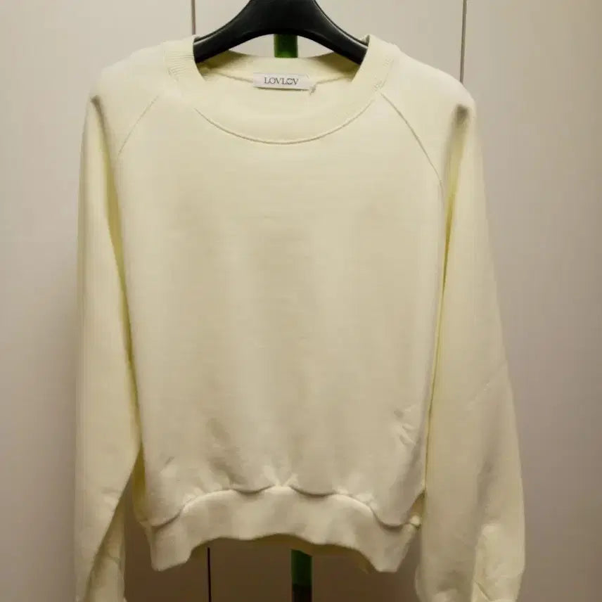 [BUNJANG] Lovlov Ivory Cotton Sweatshirt / 새옷 ~ 로브로브 lovlov 맨투맨