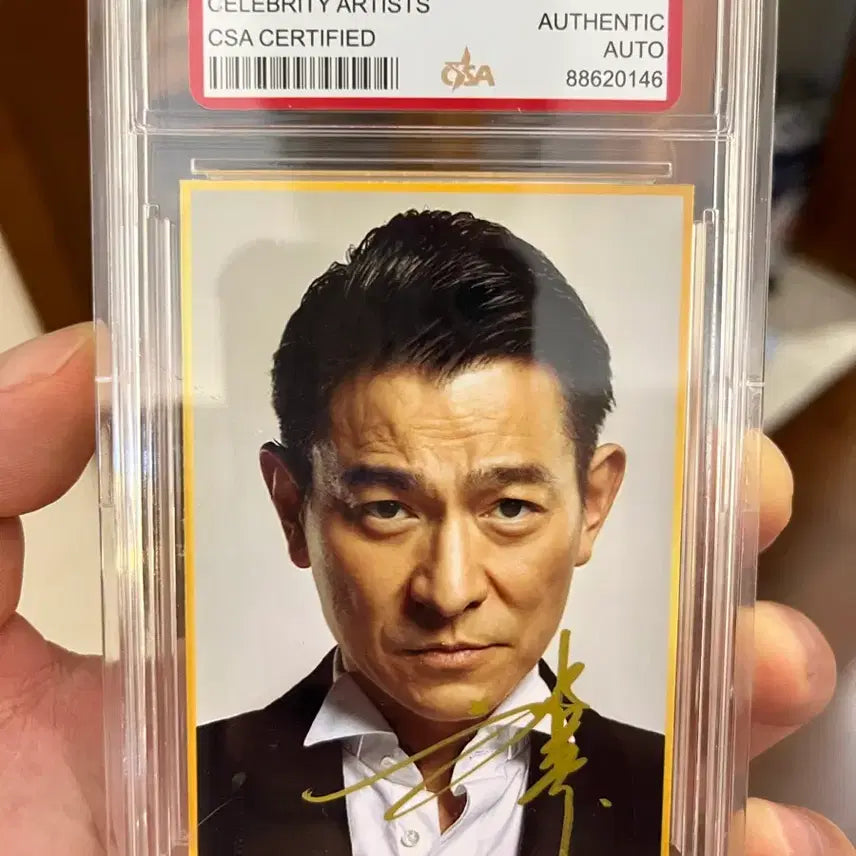 [BUNJANG] Andy Lau Signed Photocard / 유덕화 친필싸인 포토카드