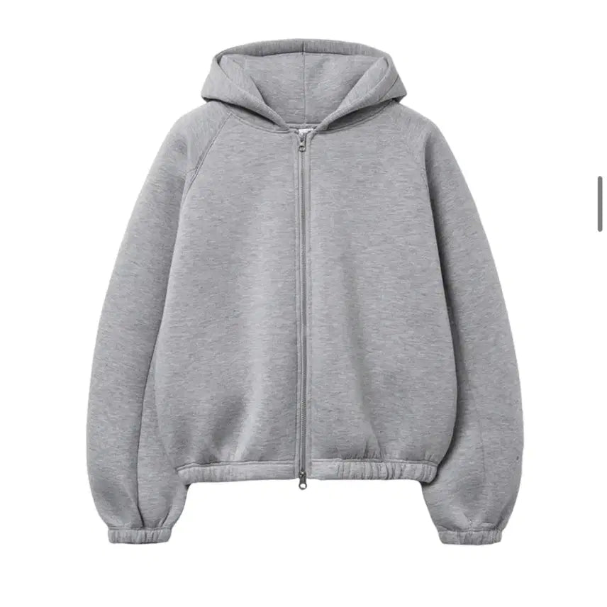 [BUNJANG] PINO Neoprene Crop Hooded Zip-up / L) 피인오 네오프렌 크롭 후드집업