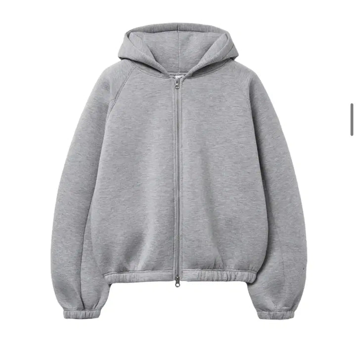[BUNJANG] PINO Neoprene Crop Hooded Zip-up / L) 피인오 네오프렌 크롭 후드집업