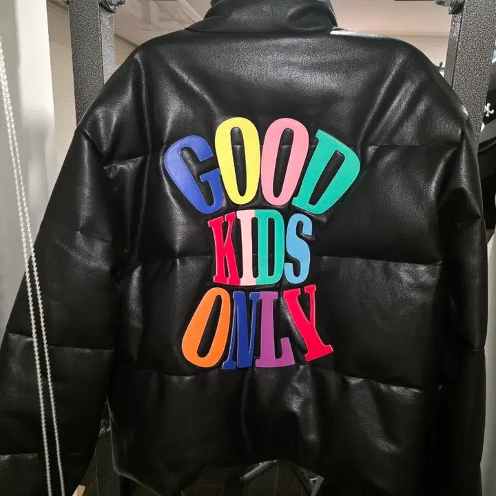 [BUNJANG] A Few Good Kids Leather Down Padded Jacket XL / a few good kids 레더 다운 패딩 XL