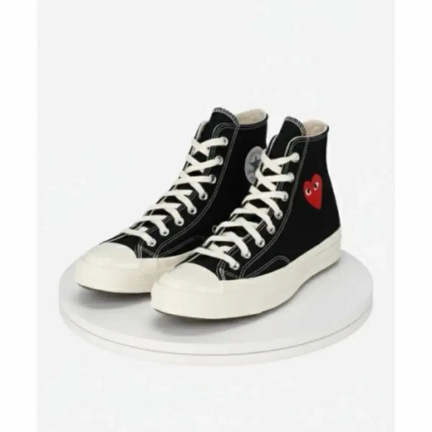 [SOLD OUT] 꼼데가르송 컨버스 척 70 하이 블랙 uk4 EUR 36.5