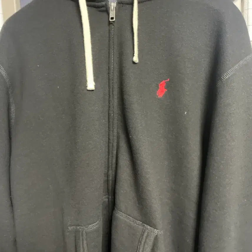 [BUNJANG] Polo Hoodie Zip-up / 폴로 후드집업