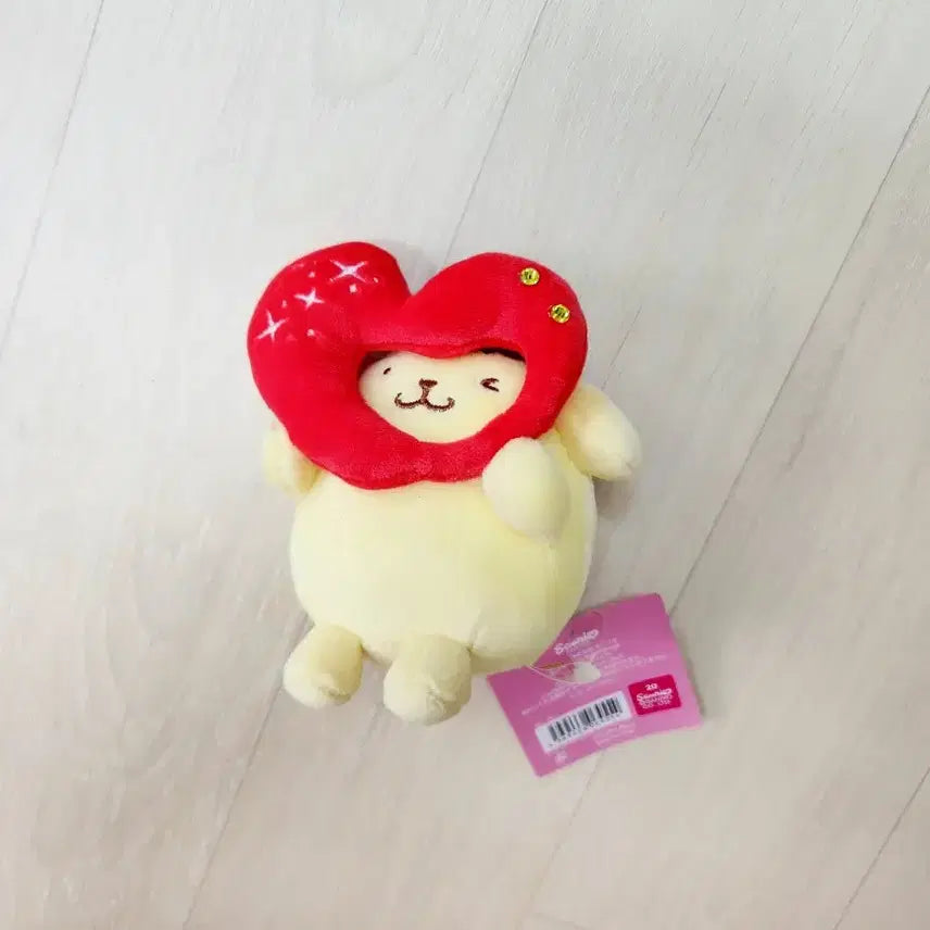 [BUNJANG] Sanrio Pompompurin Heart-Shaped Plush / 희귀 폼폼푸린 하트