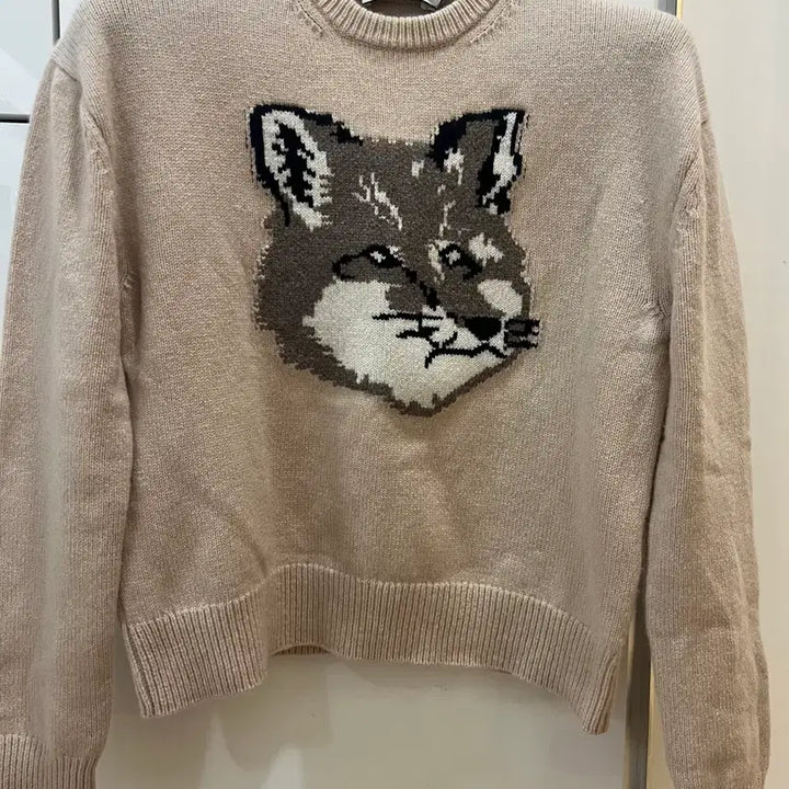 [BUNJANG] Maison Kitsune Big Fox Sweater L / 24fw 메종키츠네 빅폭스스웨터 L 새상품급