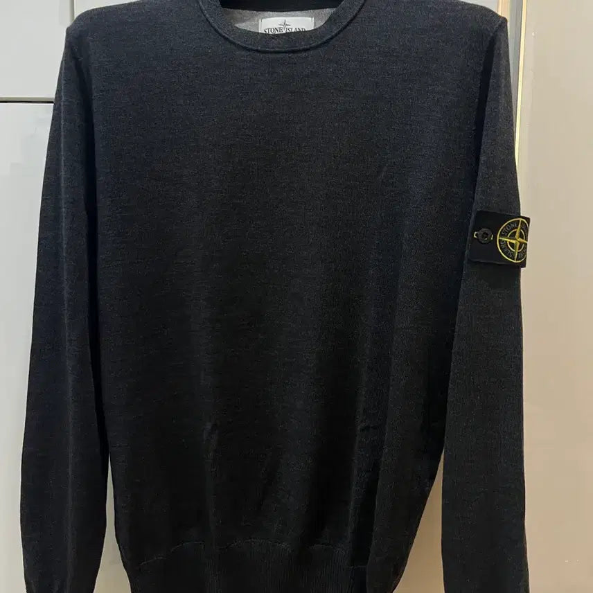 [BUNJANG] Stone Island Charcoal Wool Knit XL / 스톤아일랜드 차콜 울니트 xl