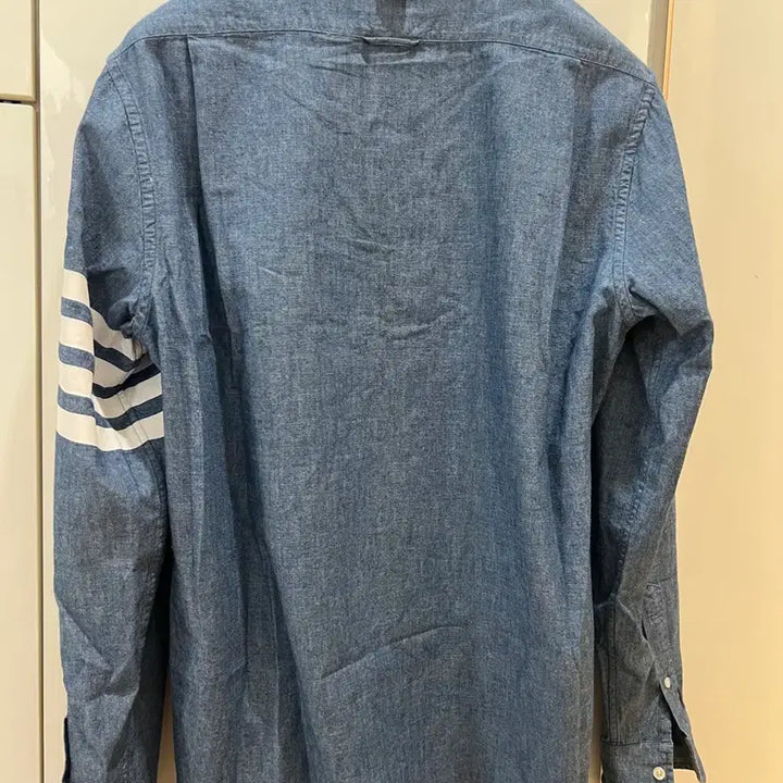 [BUNJANG] Thom Browne 4-Bar Shirt / 25fw 톰브라운 블루 4바셔츠 100-105 새상품급
