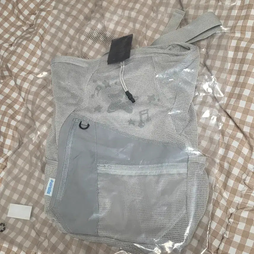 [BUNJANG] SANSAN GEAR NCT WISH Mesh Bag Light Gray / 산산기어 NCT WISH 메쉬백 라이트 그레이