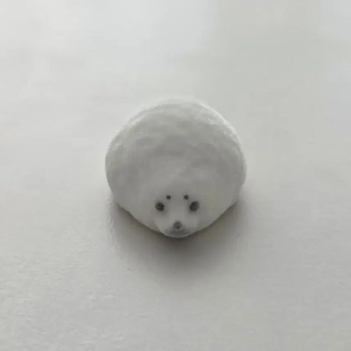 [BUNJANG] PonPon White Animal Gacha Figure Full Set / 뽀송뽀송 하얀 동물 가챠 피규어 풀셋) 시마에나가 오목눈이 뱁새