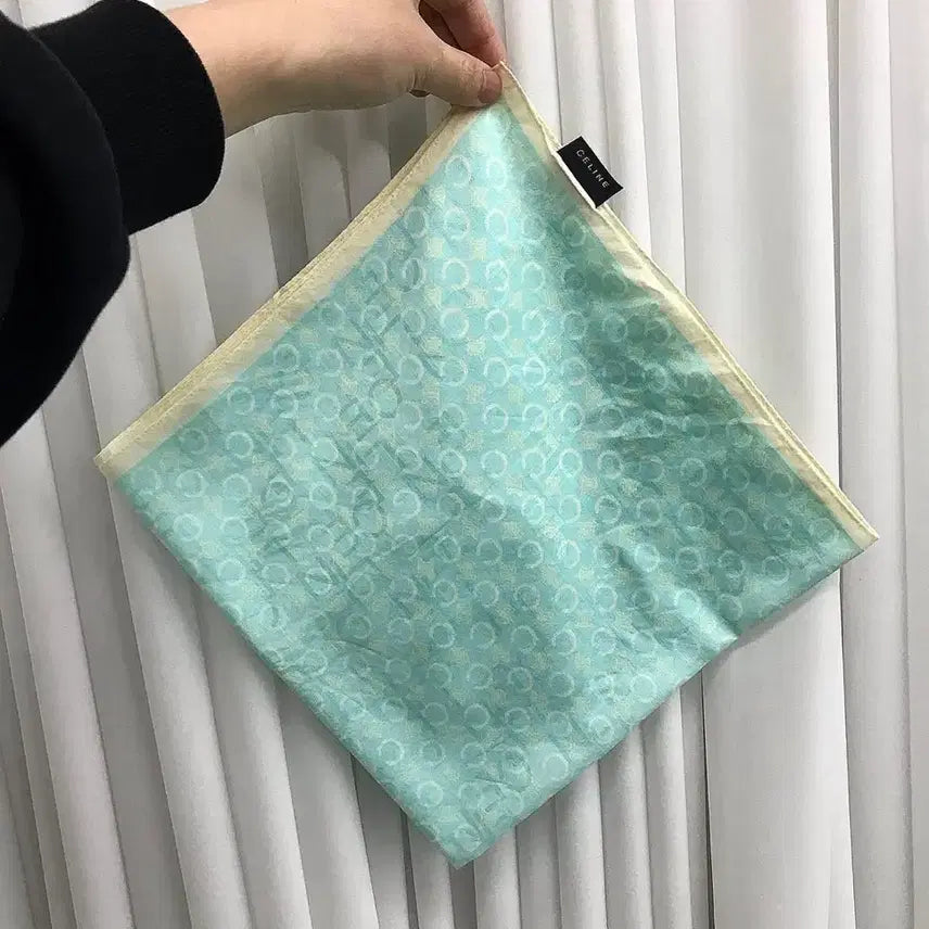 [BUNJANG] Celine Triomphe Cotton Scarf / 셀린느 트리오페 스카프