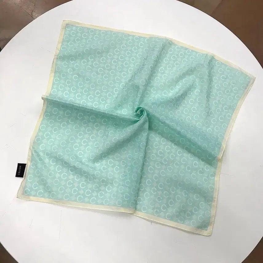 [BUNJANG] Celine Triomphe Cotton Scarf / 셀린느 트리오페 스카프