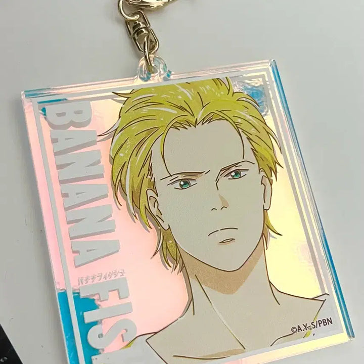 [BUNJANG] Banana Fish Ash Hologram Keyring / 바나나피쉬 애쉬 홀로그램 키링 키홀더 아크릴
