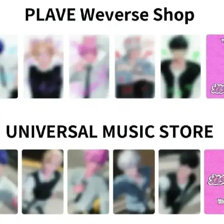 [SOLD OUT] [구매글] 카쿠렌보 위버스 유니버셜 럭드 포카 예준 노아 밤비 은호 하민