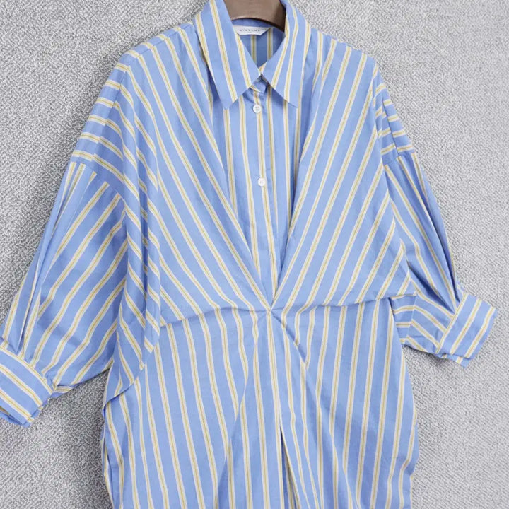 [BUNJANG] WINSOME Oversized Pintuck Shirt Dress / WINSOME 오버핏 핀턱 셔츠 원피스 free