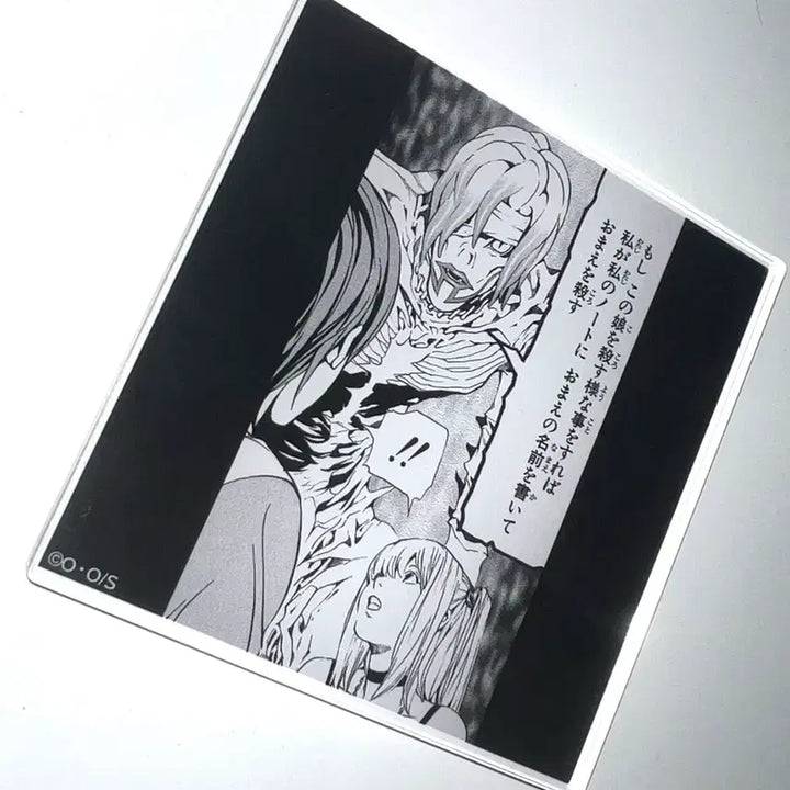[BUNJANG] Death Note Rem Misa Acrylic Block / 데스노트 원화전 렘 미사 아크릴 블록 스탠드 키링