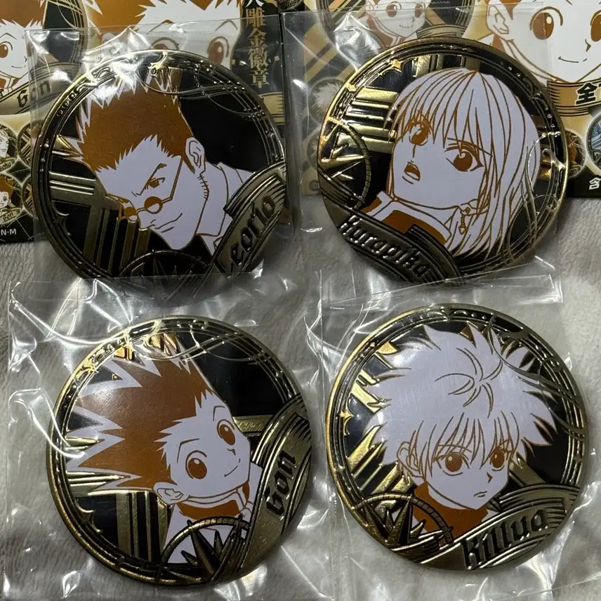 [BUNJANG] Hunter x Hunter Metal Badge Bundle Set / [헌터X헌터] 헌헌 금속 메탈 캔뱃지 미개봉 일괄판매