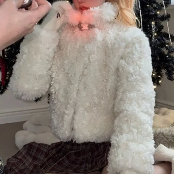 [BUNJANG] Puggle Faux Fur Jacket / 뽀글이 퍼자켓
