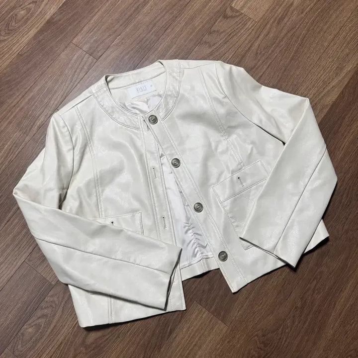 [BUNJANG] Visit In New York Cream Rider Jacket M / 비지트인뉴욕 라이더자켓 크림 M
