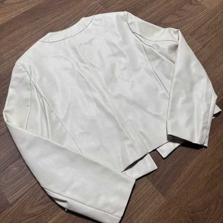 [BUNJANG] Visit In New York Cream Rider Jacket M / 비지트인뉴욕 라이더자켓 크림 M