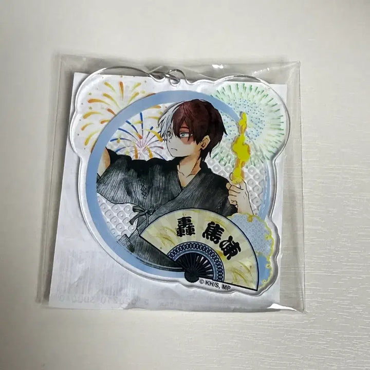 [BUNJANG] My Hero Academia Todoroki Shoto Fireworks Acrylic Keyring / 히로아카 나히아 토도로키 쇼토 불꽃놀이 아크릴 키링
