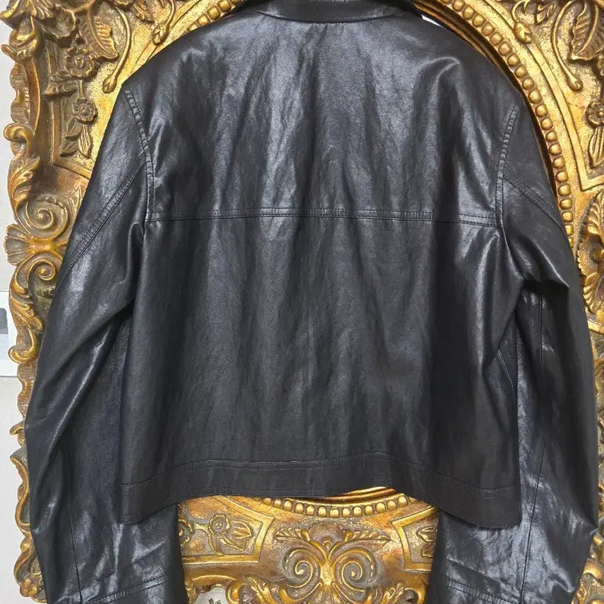 [BUNJANG] Gongderine Montana Black Leather Jacket (55-66) / GONGDERINE(공드린)몬타나 블랙레더자켓(55-66)